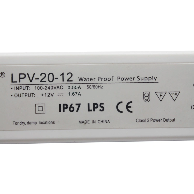 Lpv-20-12 12VDC Output Switching Power Supply